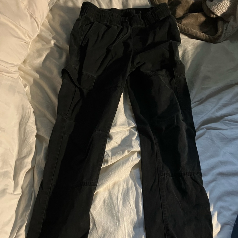 Black No Boundaries Cargo Pants